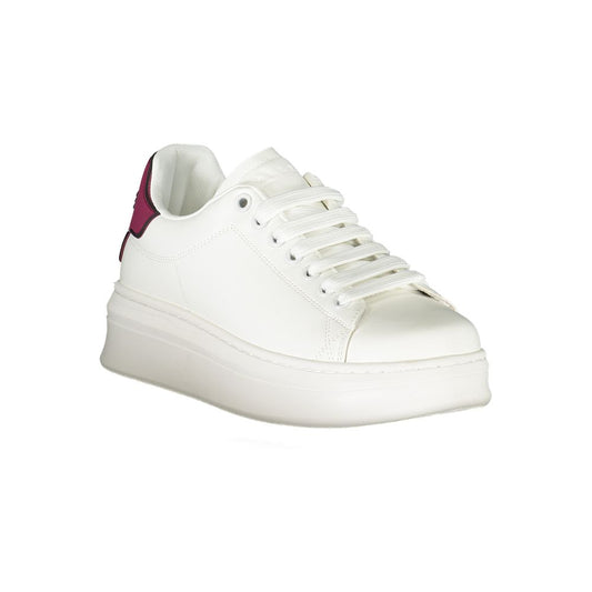 Gaelle Paris Rosso Poliuretano Women Sneaker - ClickThatClicks 