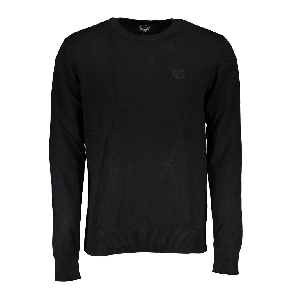 Gianmarco Venturi Black Viscose Men's Sweater - ClickThatClicks 