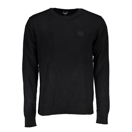Gianmarco Venturi Black Viscose Men's Sweater - ClickThatClicks 