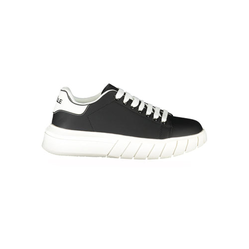 Gaelle Paris Black Polyurethane Men Sneaker - ClickThatClicks 