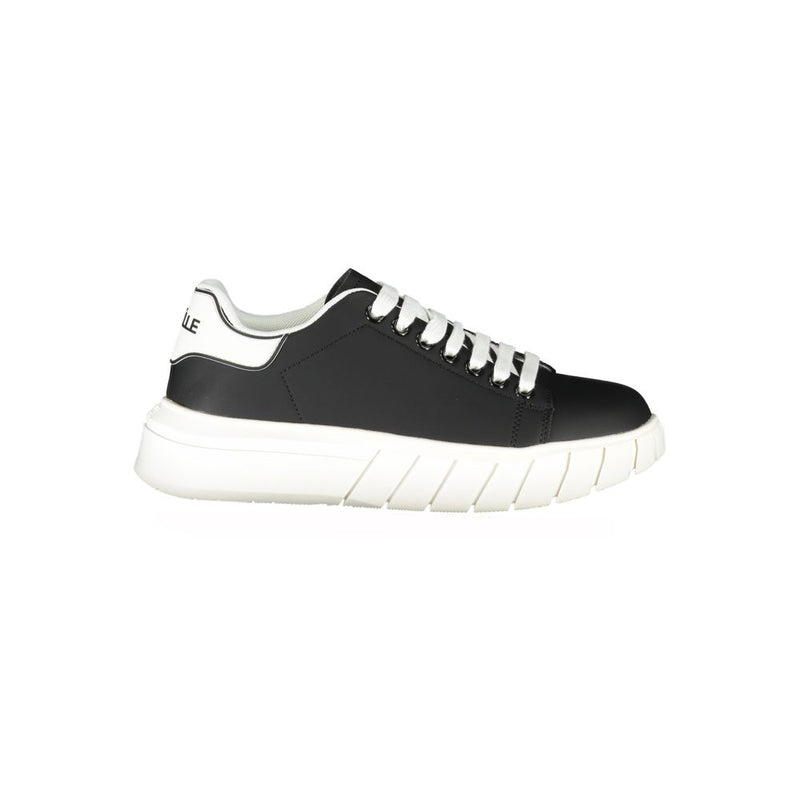 Gaelle Paris Black Polyester Sneaker