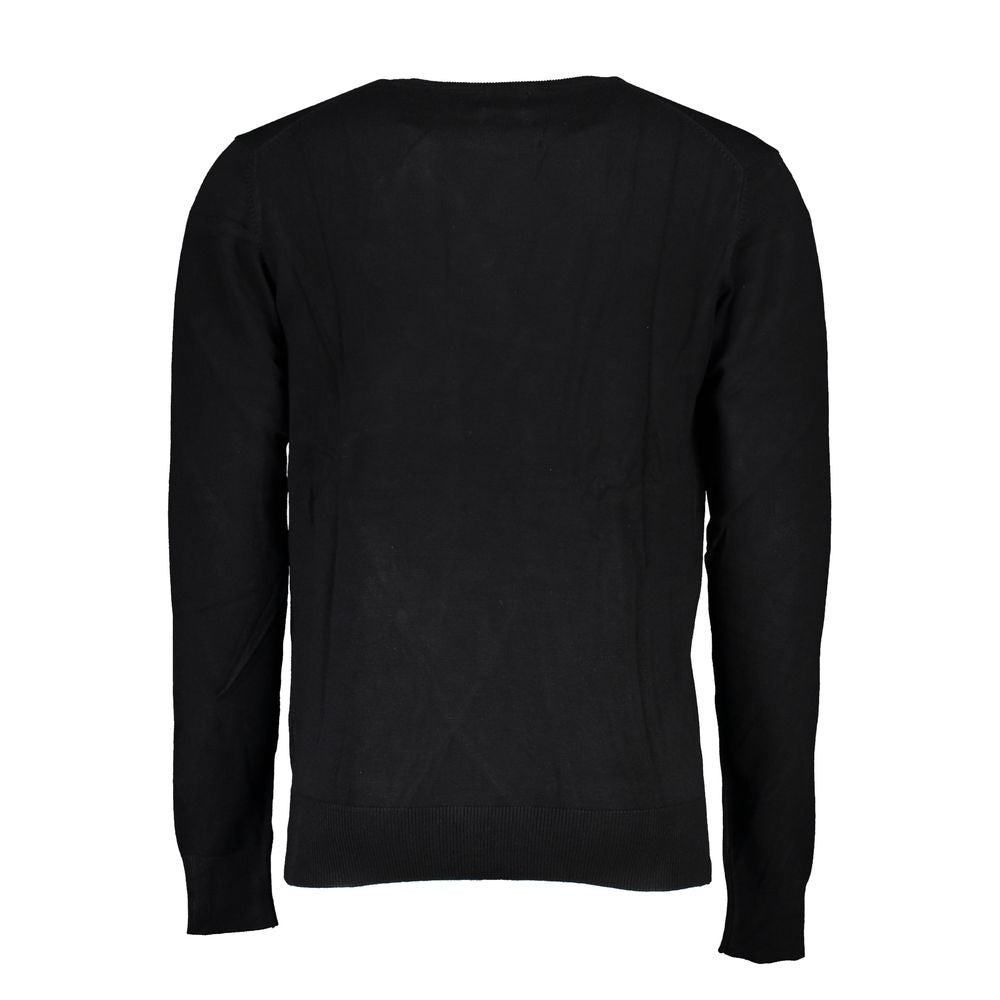 Gianmarco Venturi Black Viscose Men's Sweater - ClickThatClicks 
