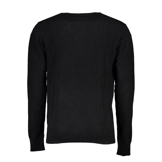 Gianmarco Venturi Black Viscose Men's Sweater - ClickThatClicks 