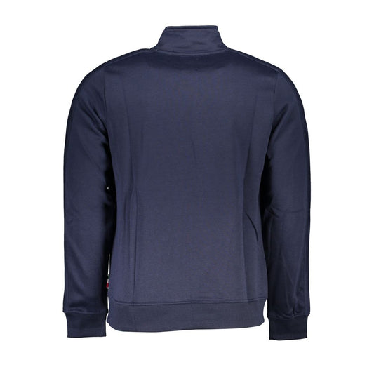Gianmarco Venturi Blue Polyester Men's Sweatshirt - ClickThatClicks 