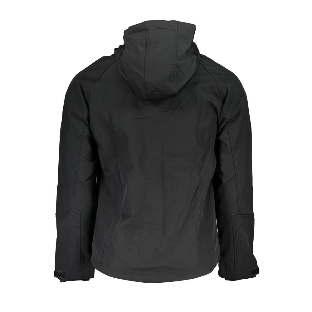 Gianmarco Venturi Black Polyester Men's Jacket - ClickThatClicks 