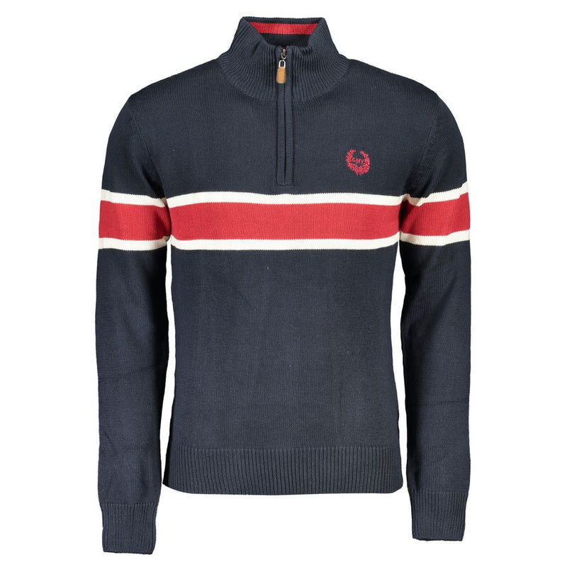 Gianmarco Venturi Blue Cotton Sweater