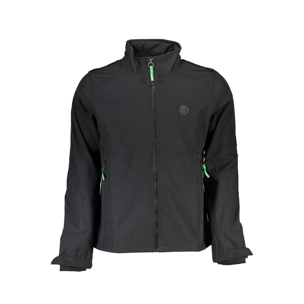 Gianmarco Venturi Black Polyester Men's Jacket - ClickThatClicks 