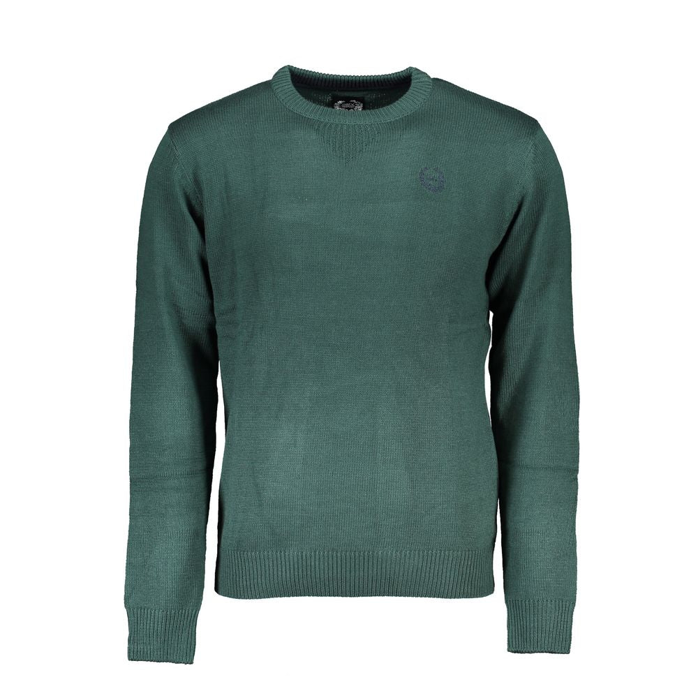 Gianmarco Venturi Verde Cotton Men Sweater - ClickThatClicks 