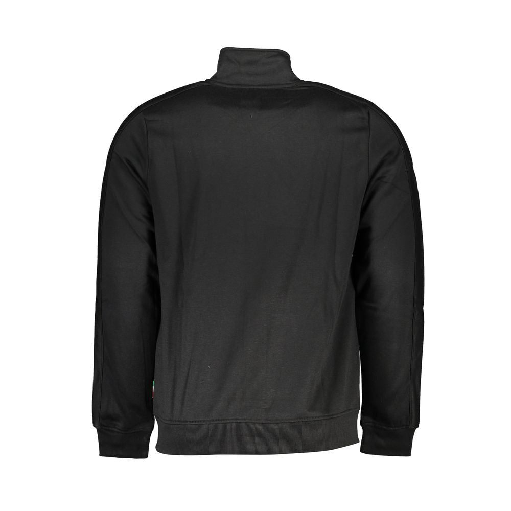 Gianmarco Venturi Black Polyester Men Sweatshirt - ClickThatClicks 