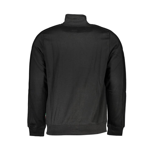 Gianmarco Venturi Black Polyester Men Sweatshirt - ClickThatClicks 