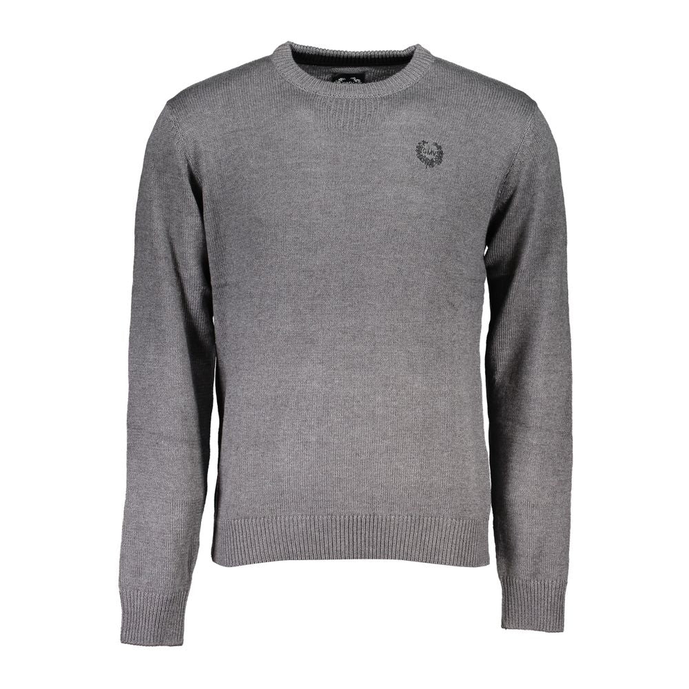 Gianmarco Venturi Grigio Cotton Men's Sweater - ClickThatClicks 