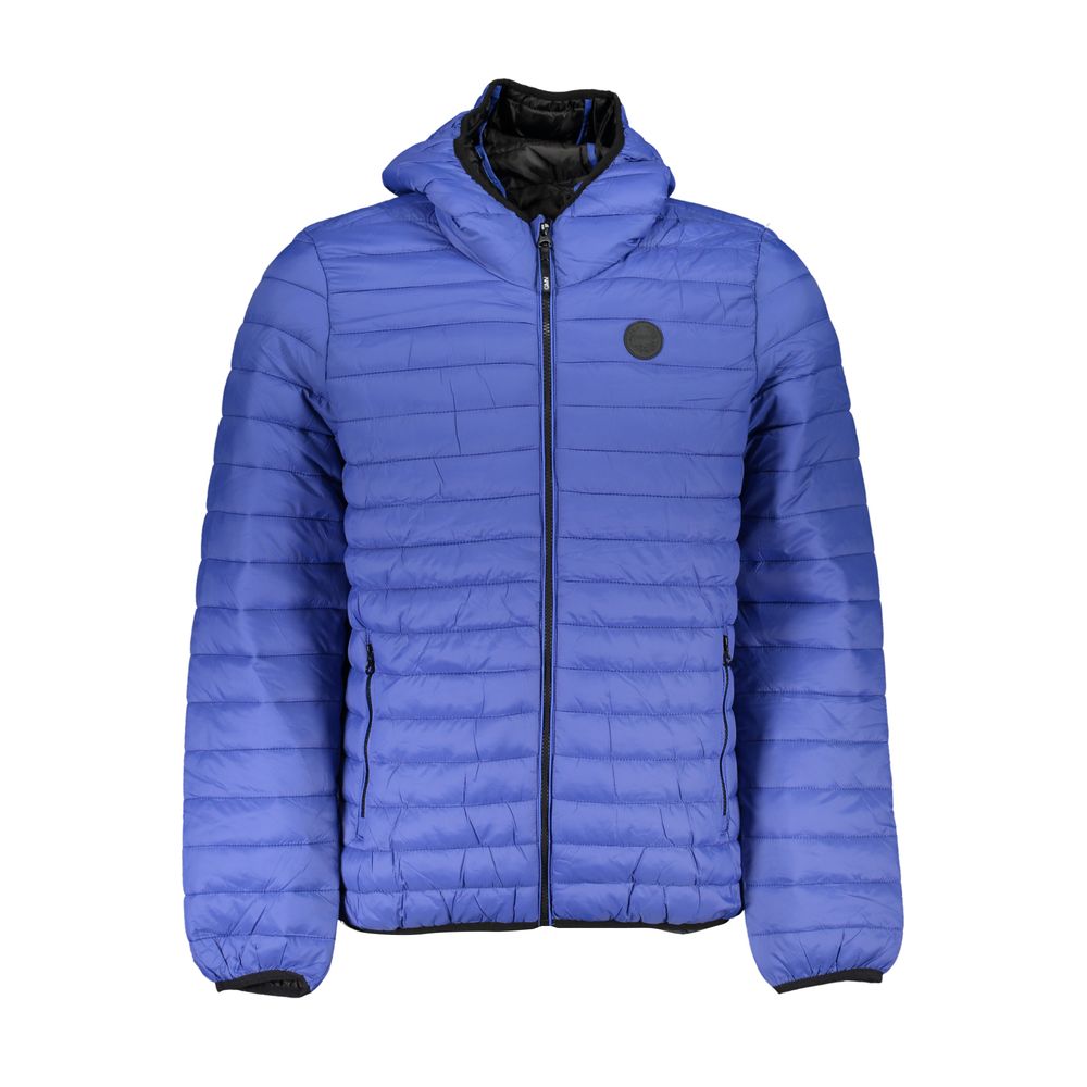 Gianmarco Venturi Blu Poliammide Men's Jacket - ClickThatClicks 