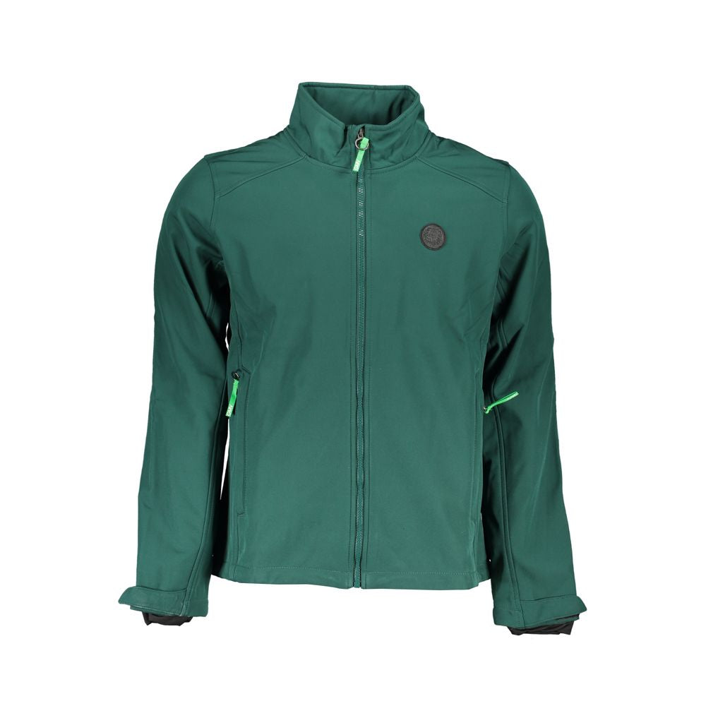 Gianmarco Venturi Verde Polyester Men's Jacket - ClickThatClicks 