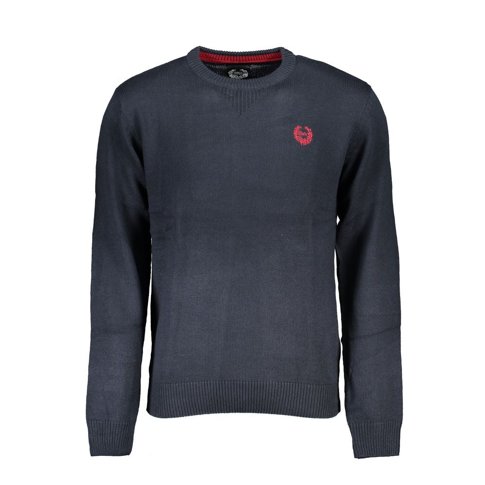 Gianmarco Venturi Blue Cotton Men's Sweater - ClickThatClicks 