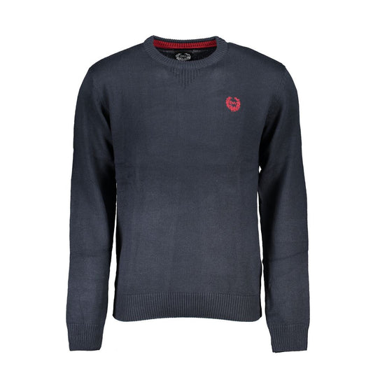 Gianmarco Venturi Blue Cotton Men's Sweater - ClickThatClicks 