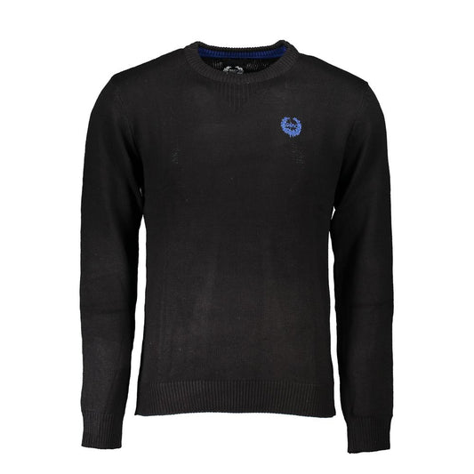 Gianmarco Venturi Black Cotton Men's Sweater - ClickThatClicks 