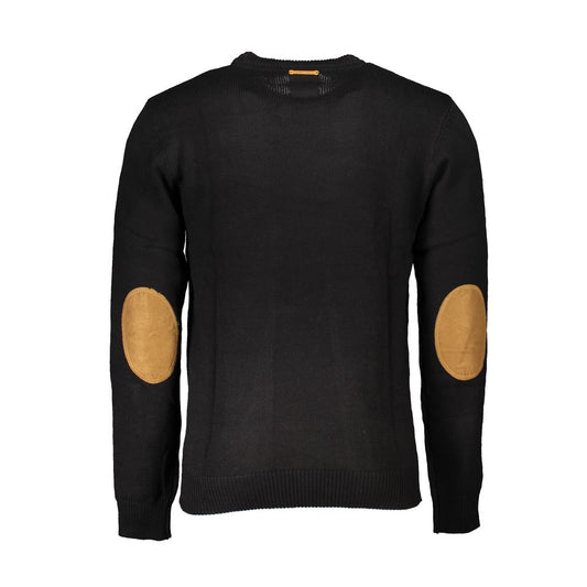 Gianmarco Venturi Black Cotton Men's Sweater - ClickThatClicks 