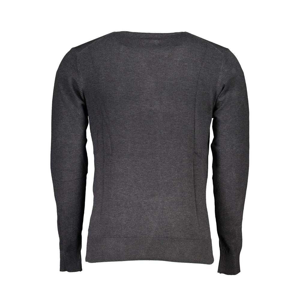Gianmarco Venturi Grigio Viscosa Men Sweater - ClickThatClicks 