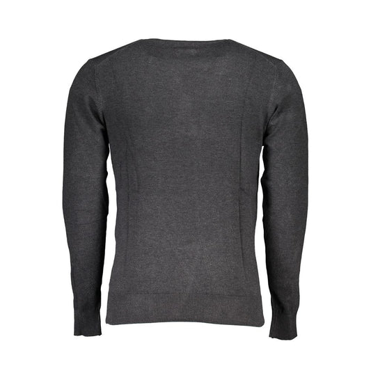 Gianmarco Venturi Grigio Viscosa Men Sweater - ClickThatClicks 