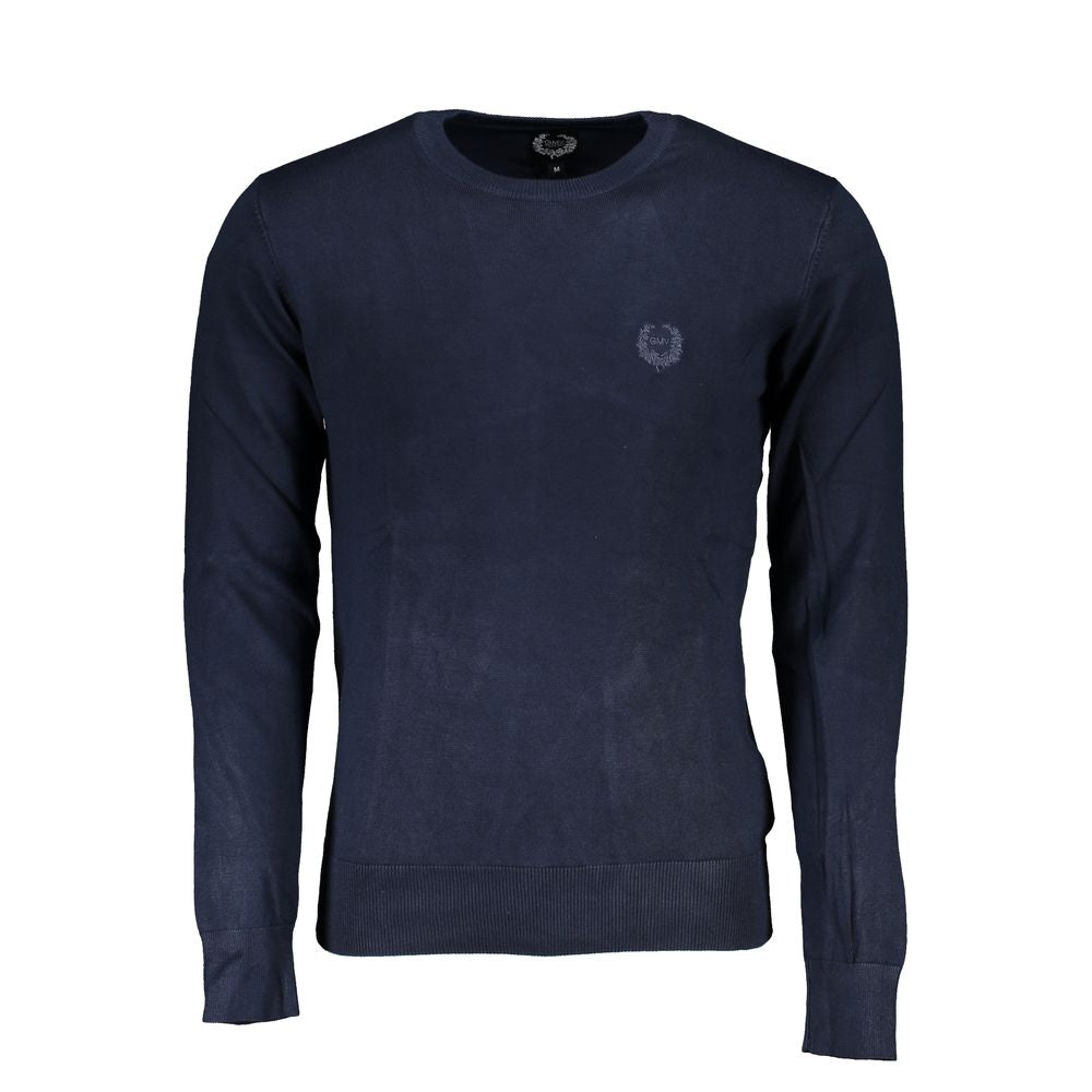 Gianmarco Venturi Blue Viscose Men's Sweater - ClickThatClicks 