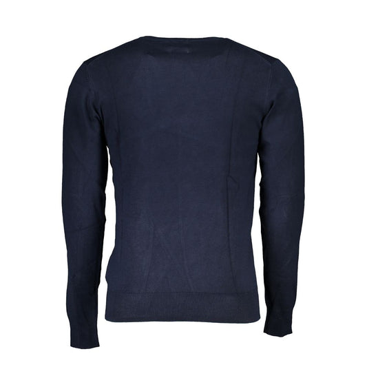 Gianmarco Venturi Blue Viscose Men's Sweater - ClickThatClicks 