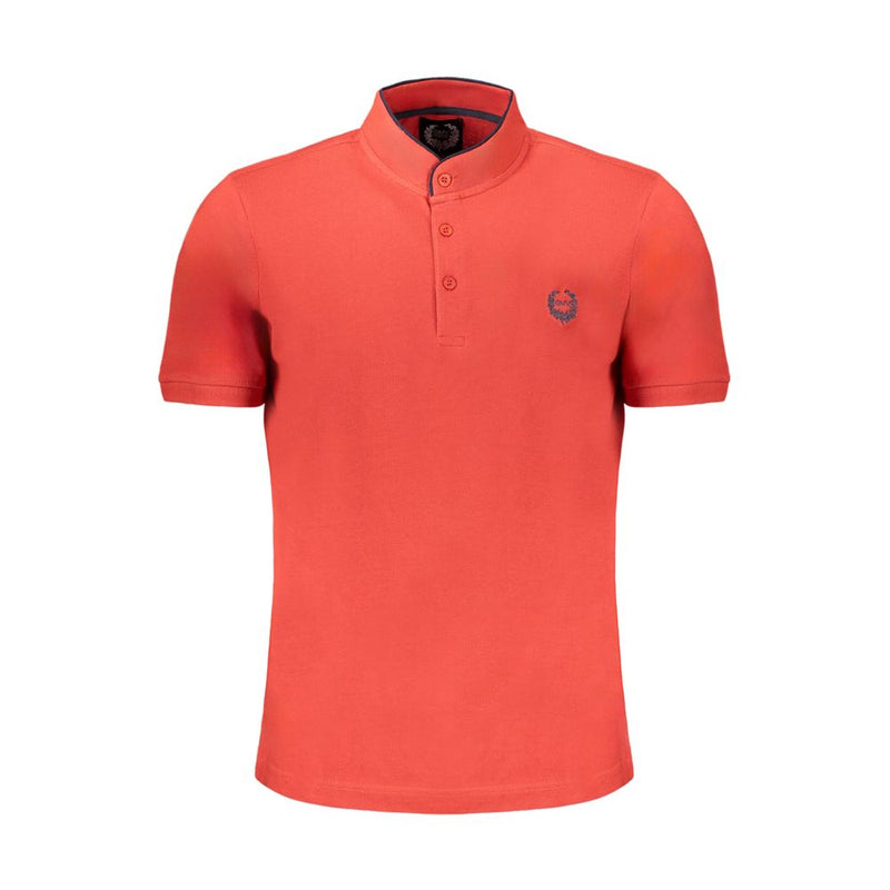 Gianmarco Venturi Red Cotton Polo Shirt