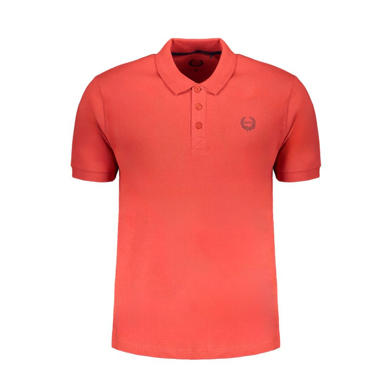 Gianmarco Venturi Red Cotton Polo Shirt