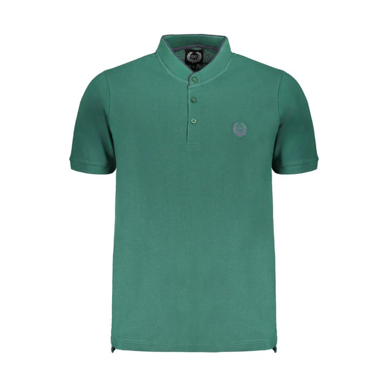 Gianmarco Venturi Green Cotton Polo Shirt