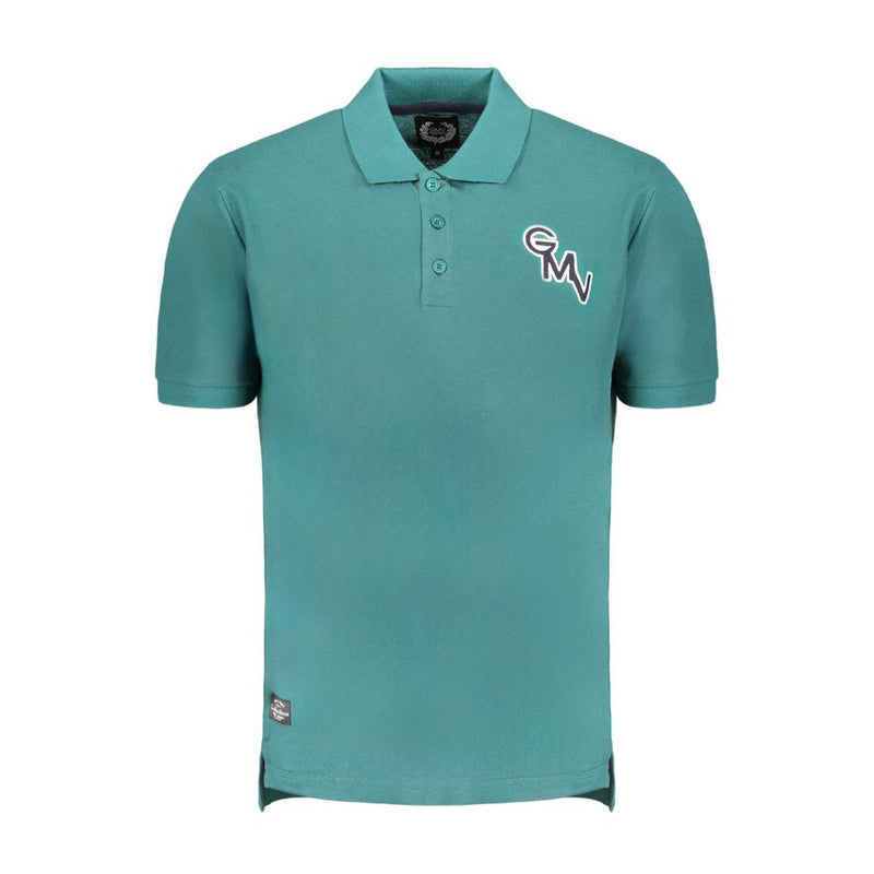 Gianmarco Venturi Green Cotton Polo Shirt