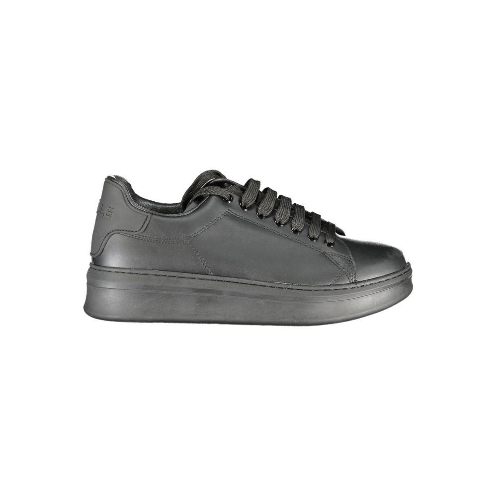 Gaelle Paris Black Polyethylene Sneaker