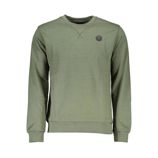 Gianmarco Venturi Verde Cotton Men Sweatshirt - ClickThatClicks 