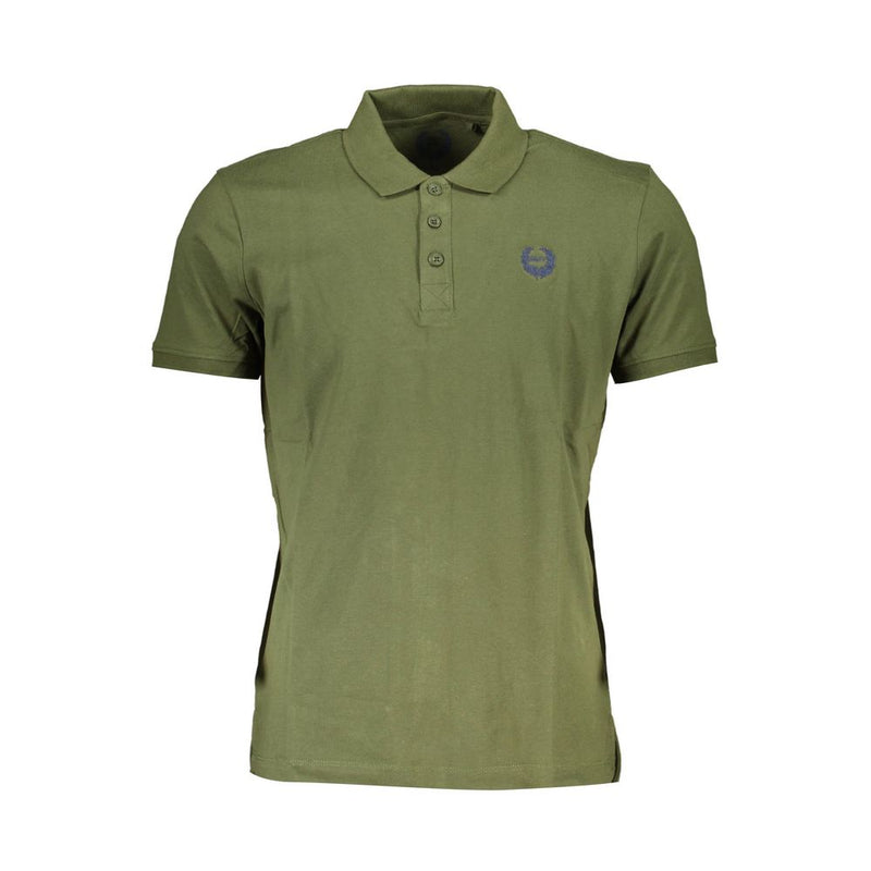 Gianmarco Venturi Green Cotton Polo Shirt