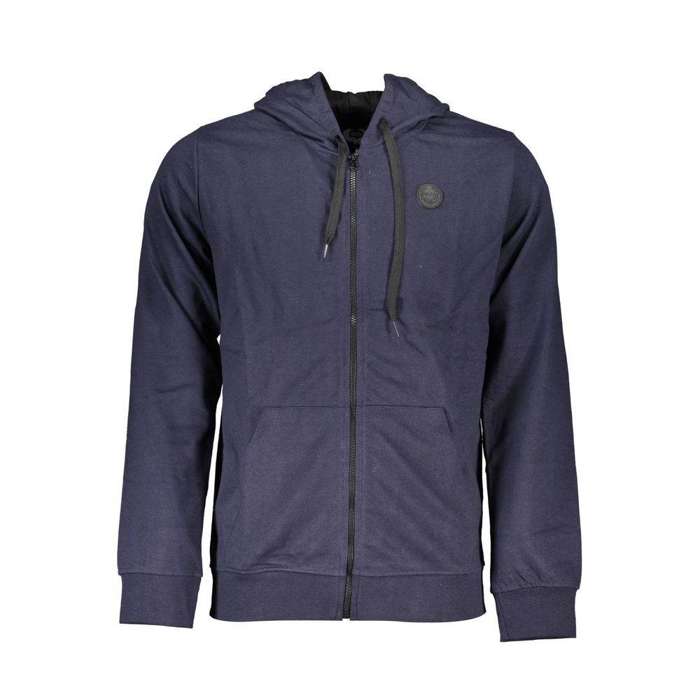 Gianmarco Venturi Blue Cotton Men's Hoodie - ClickThatClicks 
