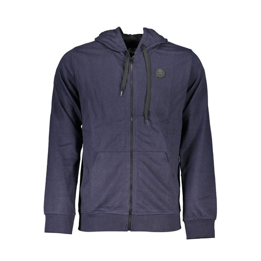 Gianmarco Venturi Blue Cotton Men's Hoodie - ClickThatClicks 