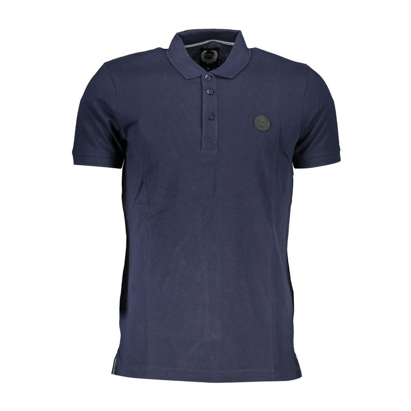 Gianmarco Venturi Blue Cotton Polo Shirt