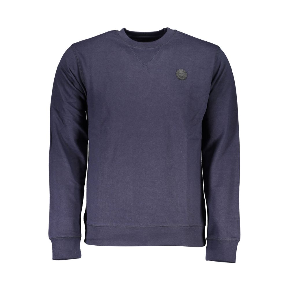 Gianmarco Venturi Blue Cotton Men Sweatshirt - ClickThatClicks 