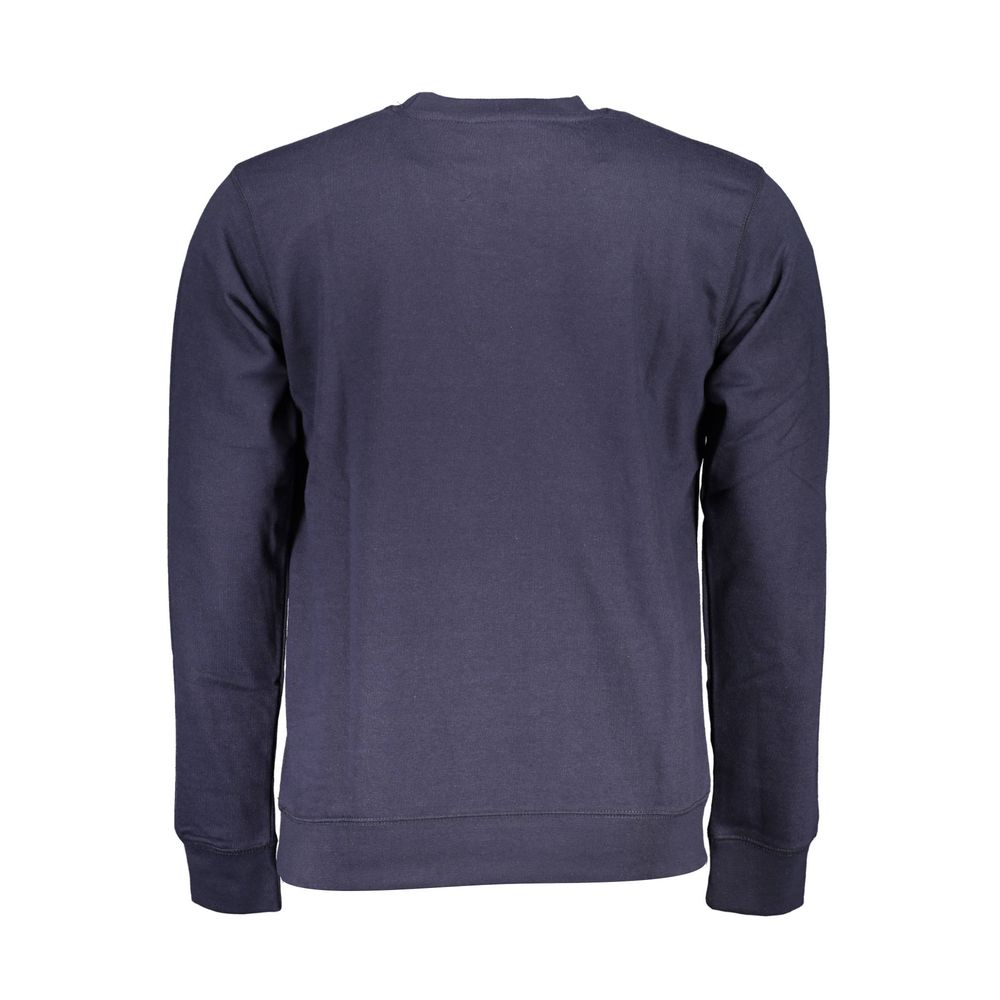 Gianmarco Venturi Blue Cotton Men Sweatshirt - ClickThatClicks 