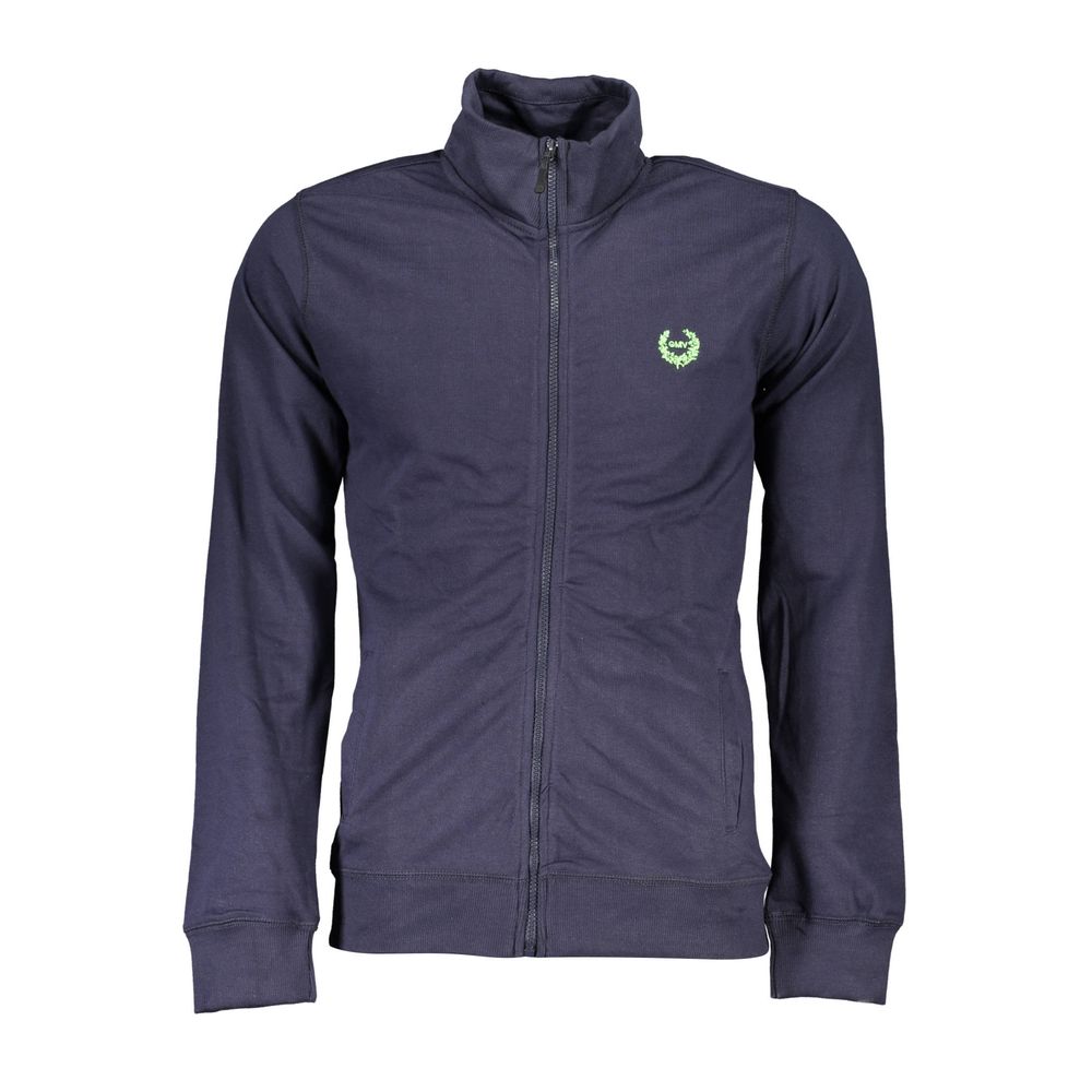 Gianmarco Venturi Blue Cotton Men's Sweatshirt - ClickThatClicks 