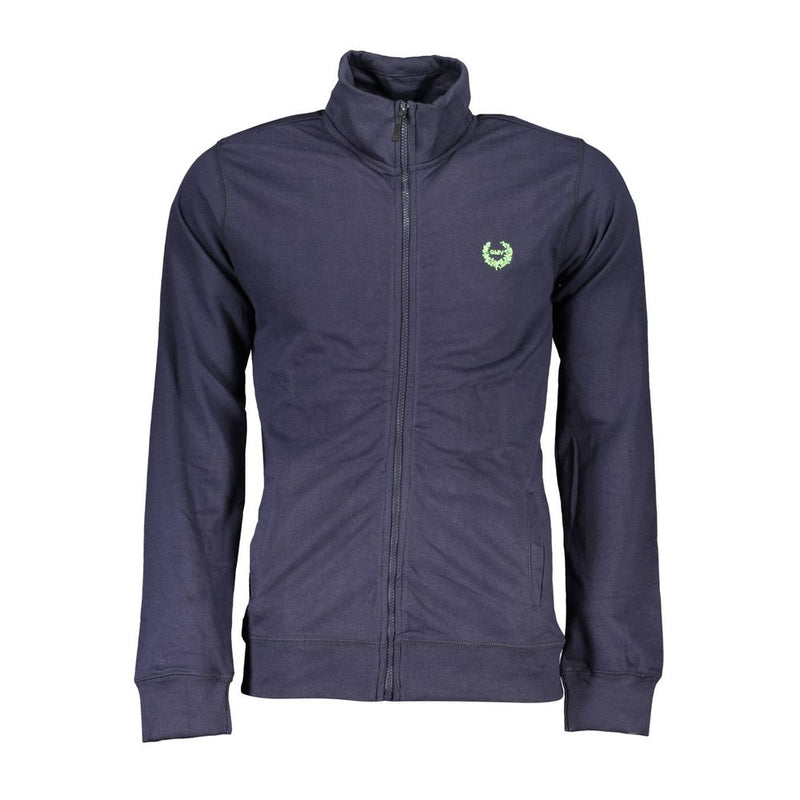 Gianmarco Venturi Blue Cotton Sweatshirt