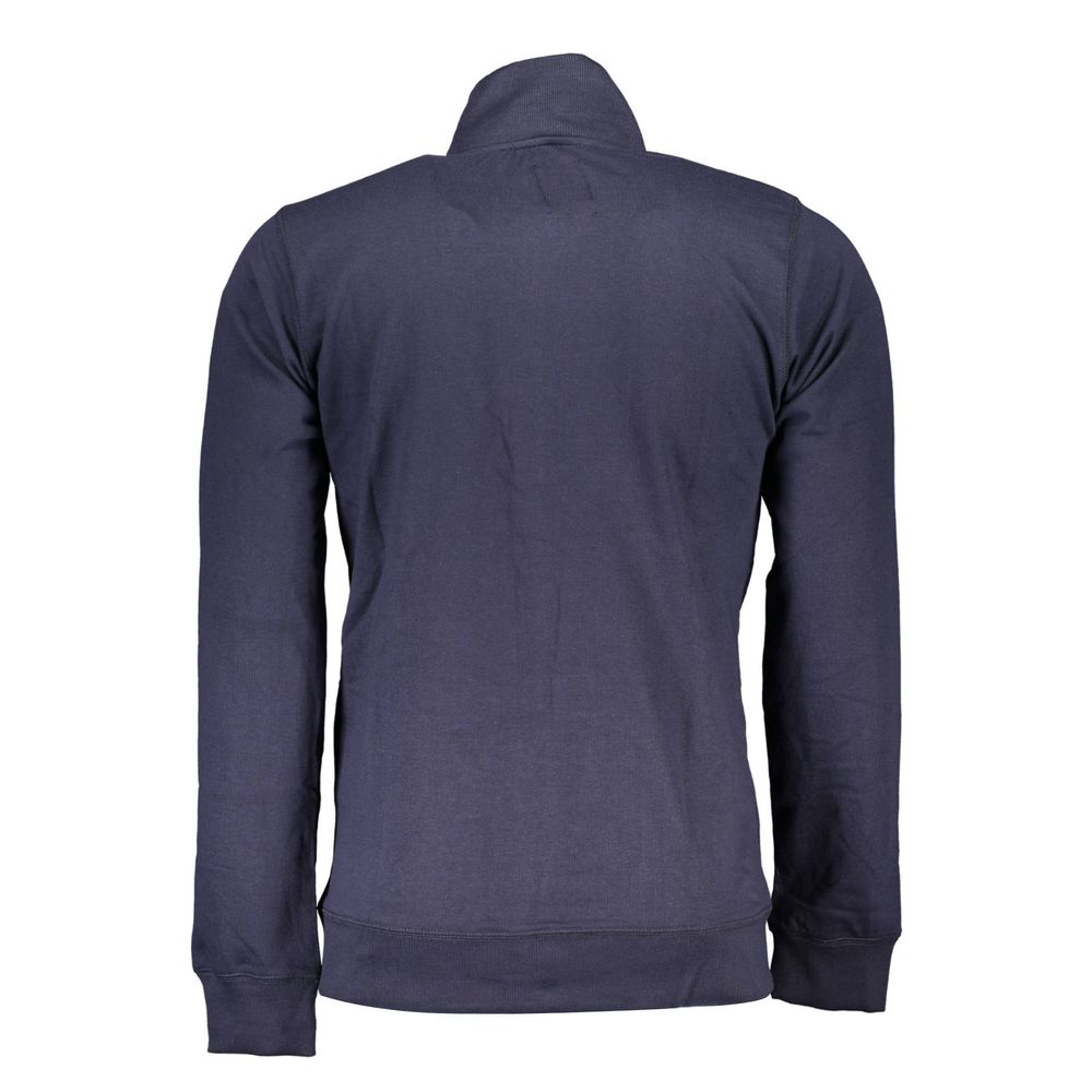 Gianmarco Venturi Blue Cotton Men's Sweatshirt - ClickThatClicks 
