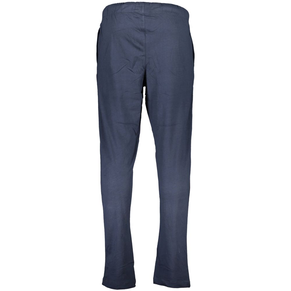 Gianmarco Venturi Blue Cotton Men's Track Pant - ClickThatClicks 