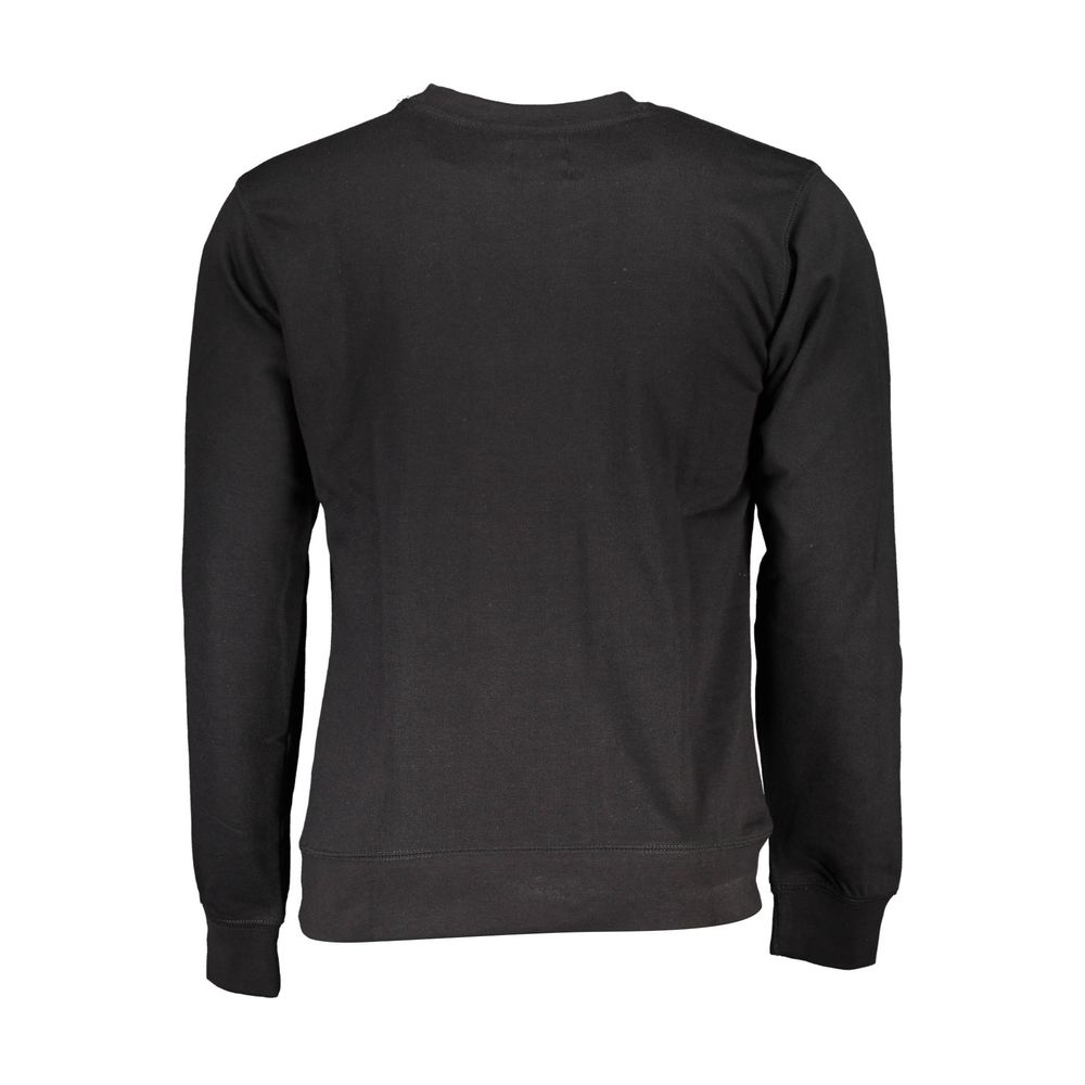 Gianmarco Venturi Black Cotton Men Sweatshirt - ClickThatClicks 