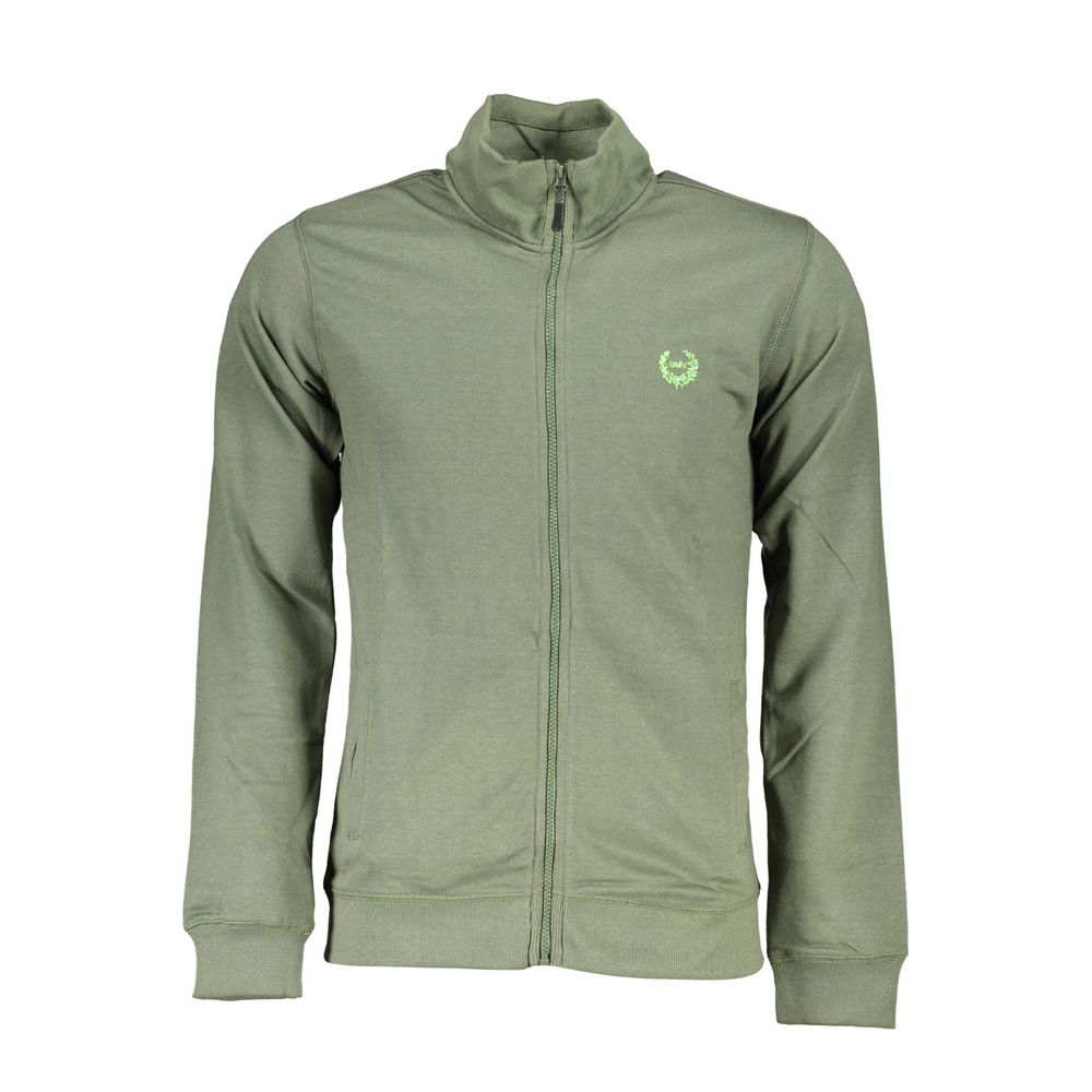 Gianmarco Venturi Verde Cotton Men Sweatshirt - ClickThatClicks 
