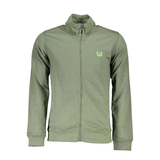Gianmarco Venturi Verde Cotton Men Sweatshirt - ClickThatClicks 