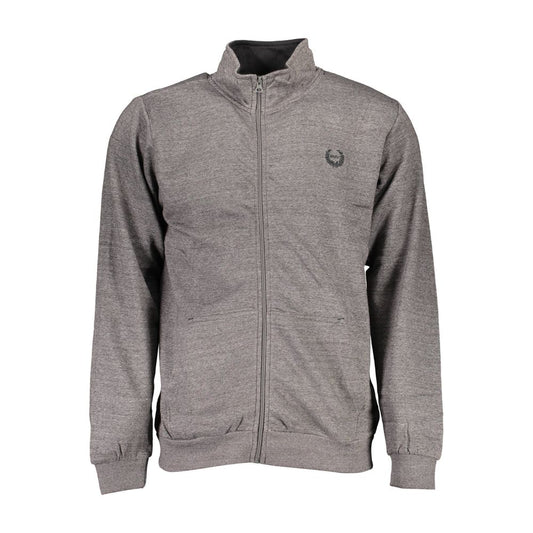 Gianmarco Venturi Gray Polyester Men's Sweatshirt - ClickThatClicks 