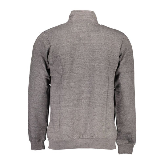 Gianmarco Venturi Gray Polyester Men's Sweatshirt - ClickThatClicks 