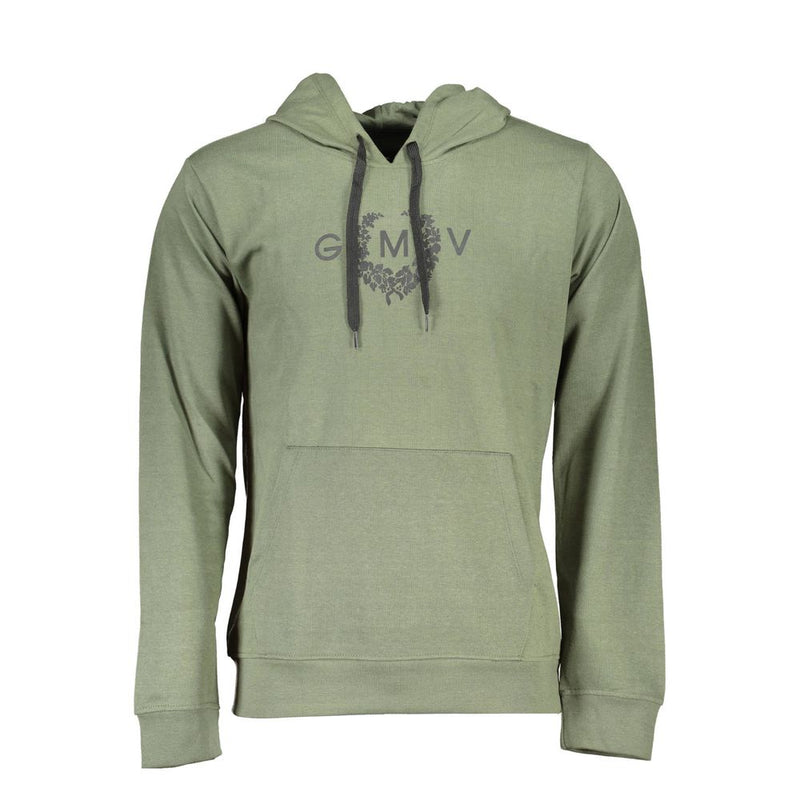Gianmarco Venturi Green Cotton Sweatshirt