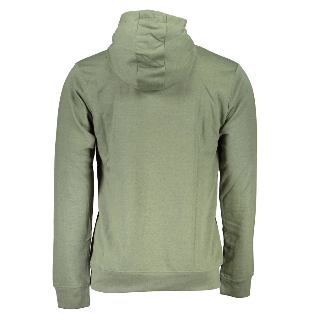 Gianmarco Venturi Verde Cotton Mens Hoodie - ClickThatClicks 