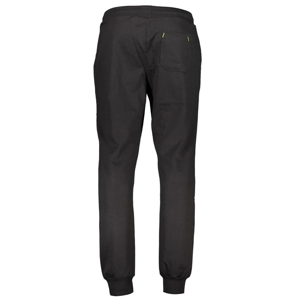 Gianmarco Venturi Black Cotton Men's Track Pant - ClickThatClicks 