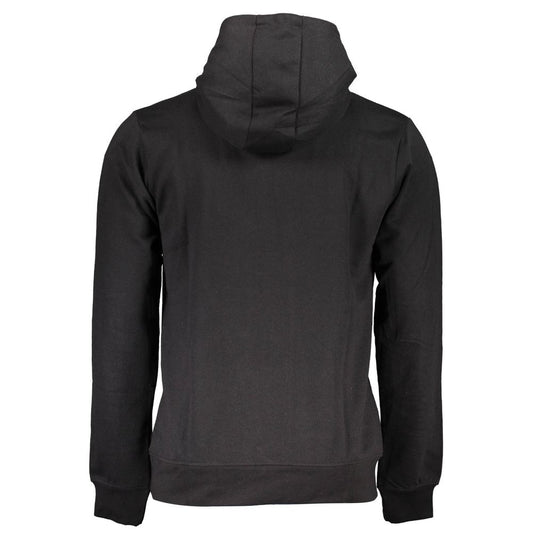 Gianmarco Venturi Nero Cotton Men Sweatshirt - ClickThatClicks 